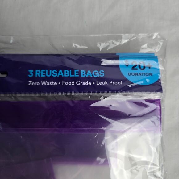 Petco Love Reusable Zip Bags Food Grade Leak Proof 15 Bags 3 Sizes New Sealed - Picture 3 of 13
